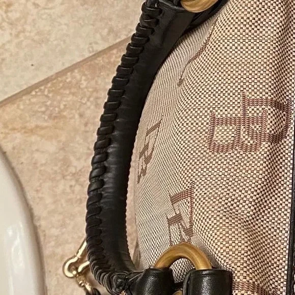 Dooney & Bourke Jacquard Barrel Bag - Picture 10 of 13